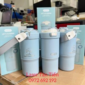 khắc laser lên bình giữ nhiệt