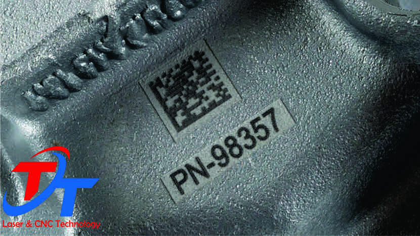 Khắc mã qr code lên kim loại