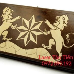 Khắc laser menu gỗ